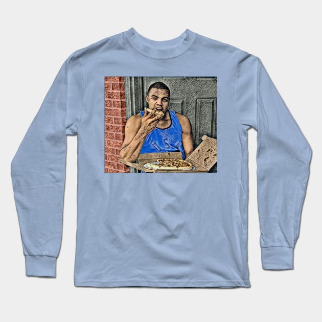 Chuck Long Sleeve T-Shirt by HoopDynastees